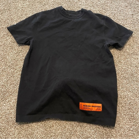 Heron Preston Open Tie Back T Shirt - Picture 1 of 7